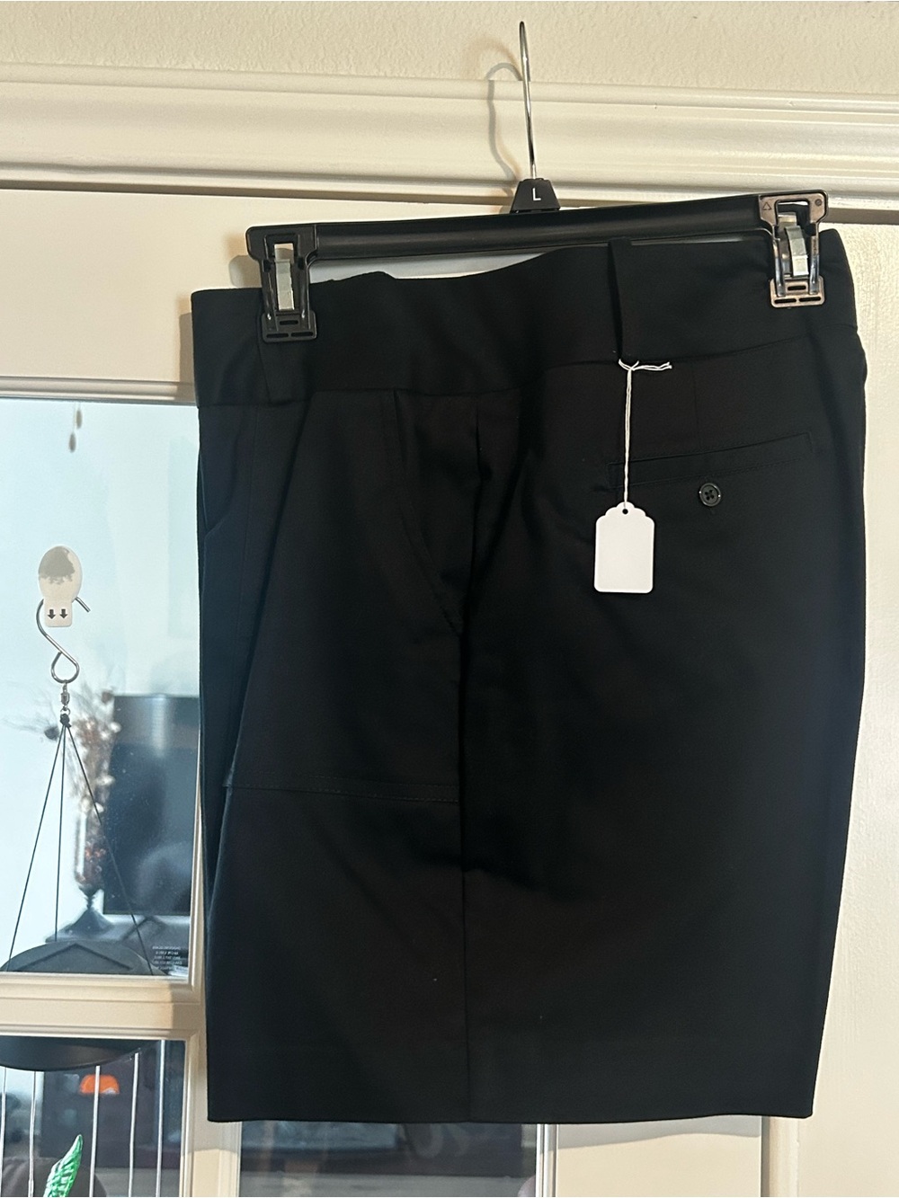 Women Black Stretch Shorts
